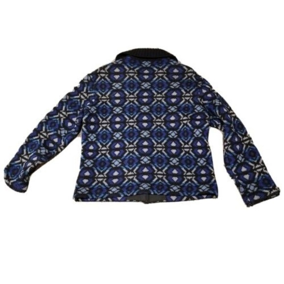 VINTAGE Jersey Modeller  Swedish Close Knit Sweater Button Up Adult Size 40 - Picture 4 of 10